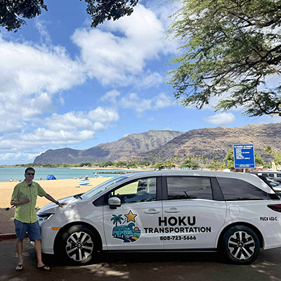 image of van from Hoku Transportation